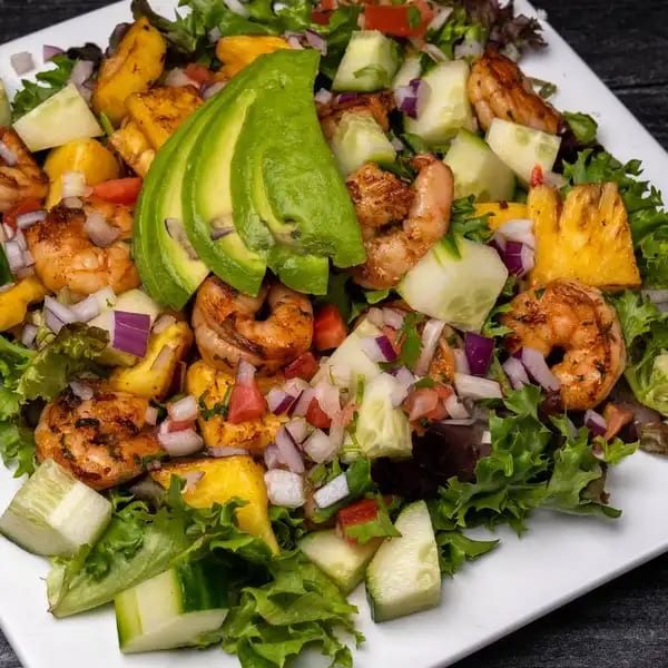 Grilled Shrimp Salad.
