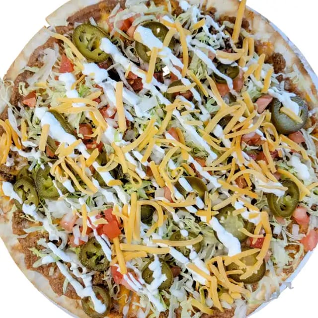 Classic Cheddar Pizza.